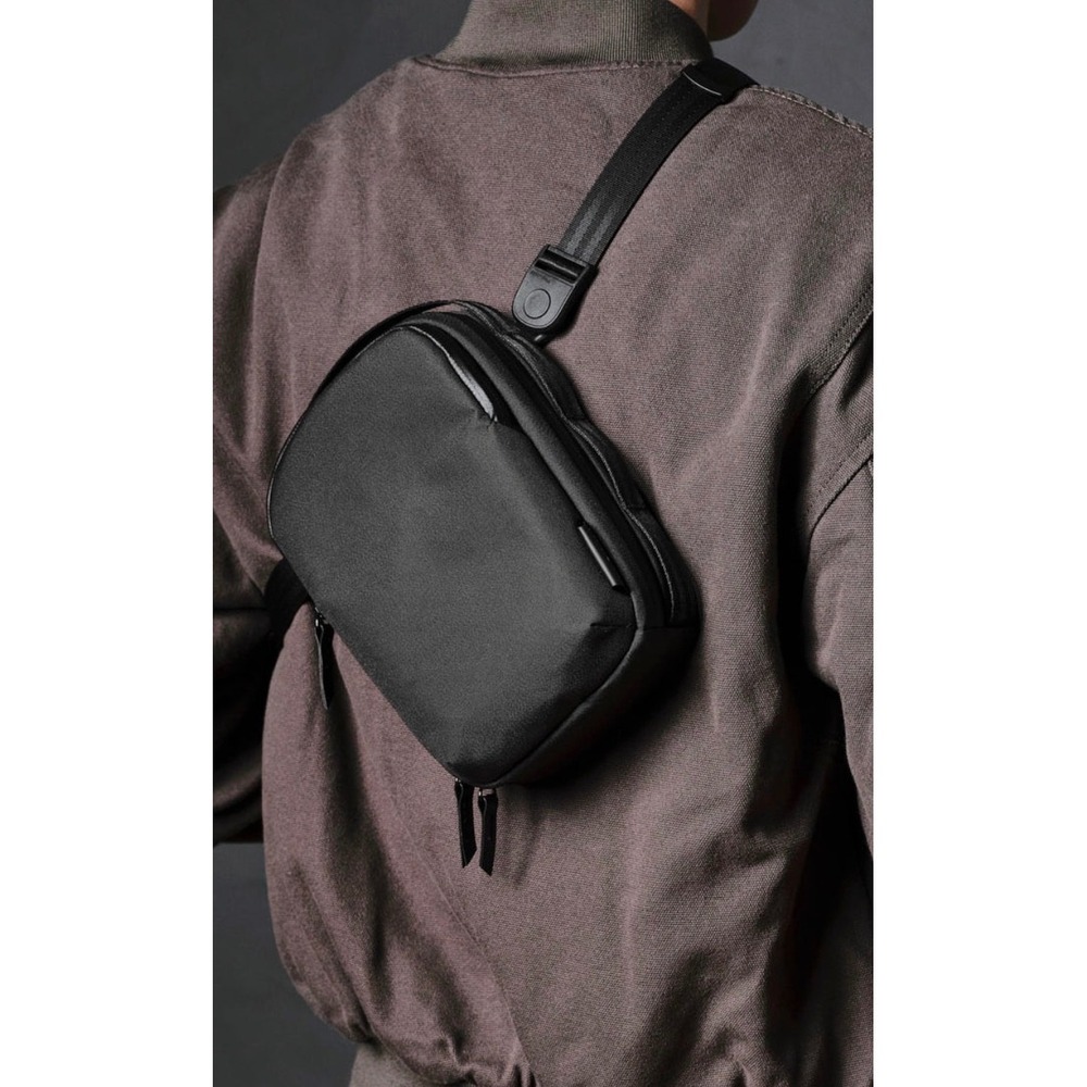 ALPAKA Metro Sling V2 Black Axoflux 300D Crossbody Bag Urban Techwear Travel